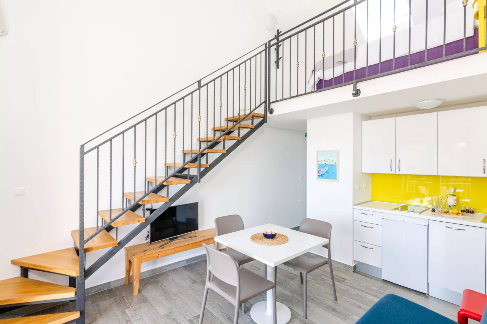 Apartments Villa Lukas - ''No.9'' Gallery Two Bedroom Apartment with Balcony and Sea View-Keuken