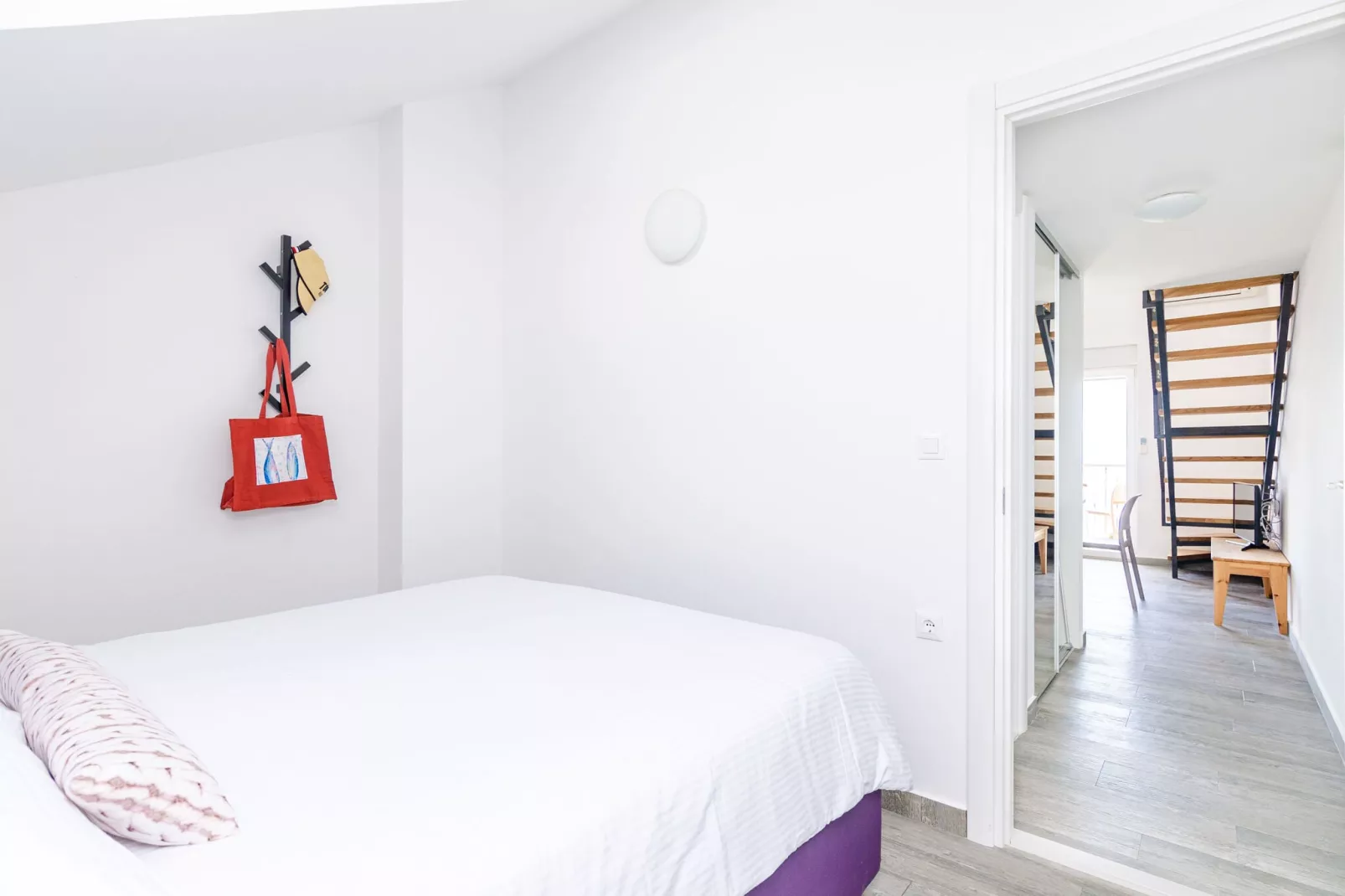 Apartments Villa Lukas - ''No.9'' Gallery Two Bedroom Apartment with Balcony and Sea View-Slaapkamer