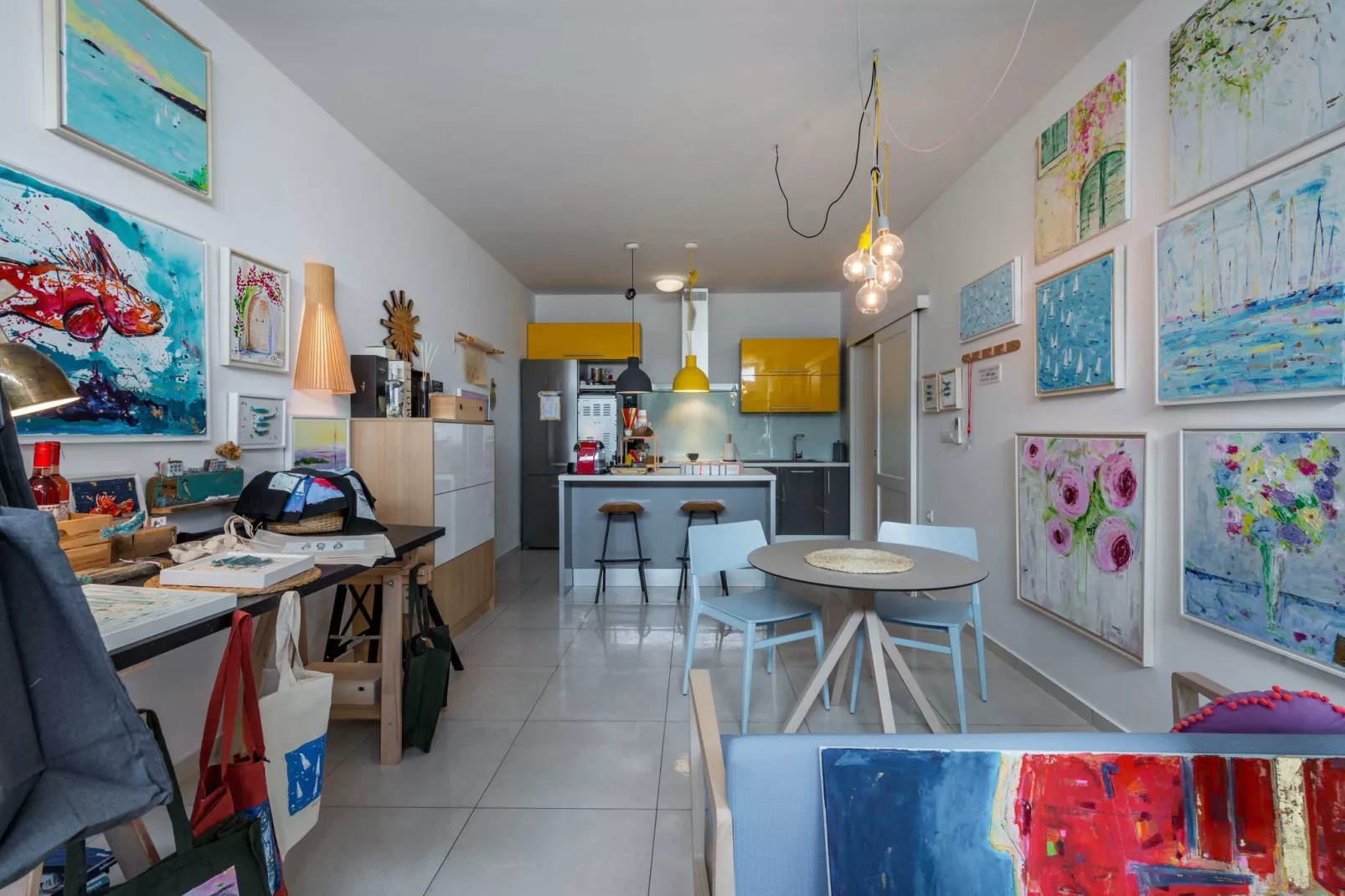Apartments Villa Lukas - ''No.9'' Gallery Two Bedroom Apartment with Balcony and Sea View-Binnen