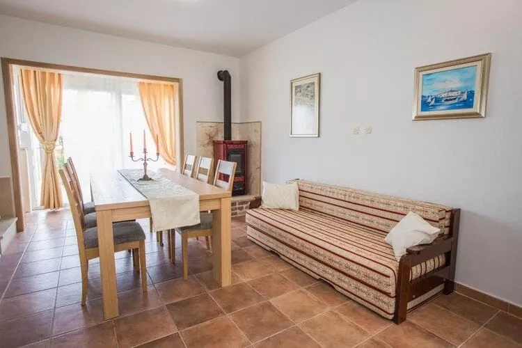 Villa Suzy Lux- Duplex Two Bedroom Villa with Swimming Pool and Sea View-Woonkamer