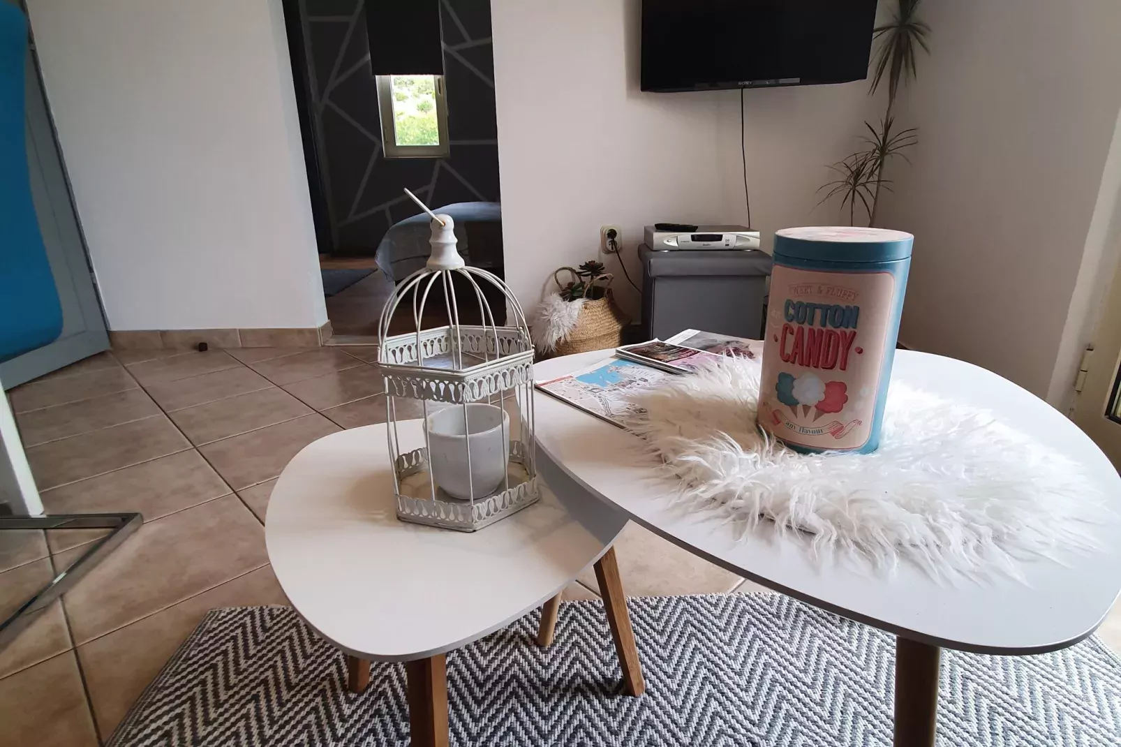 Apartments Villa Bell Memories- Studio Apartment with Terrace and Street View (A1)-Woonkamer