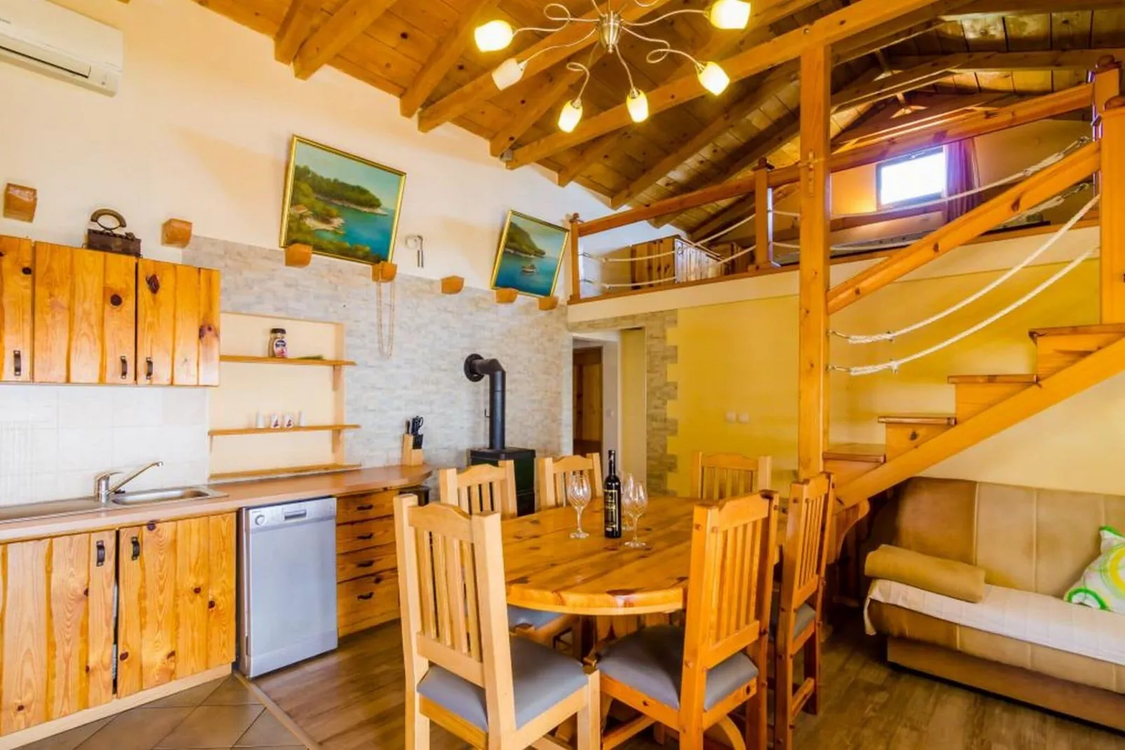 Villa Sea Edge - Three Bedroom Villa with Sea View-Keuken