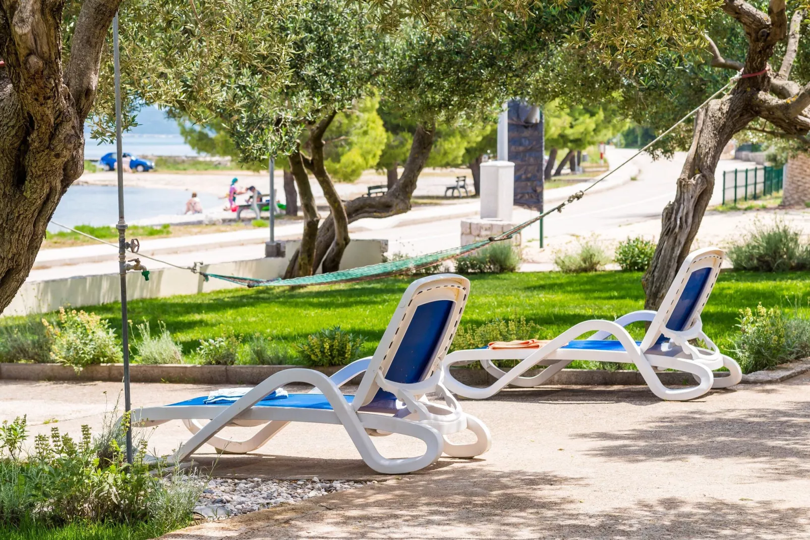 Apartments Glavor - One Bedroom Apartment with Terrace and Sea View (A1)-Terras