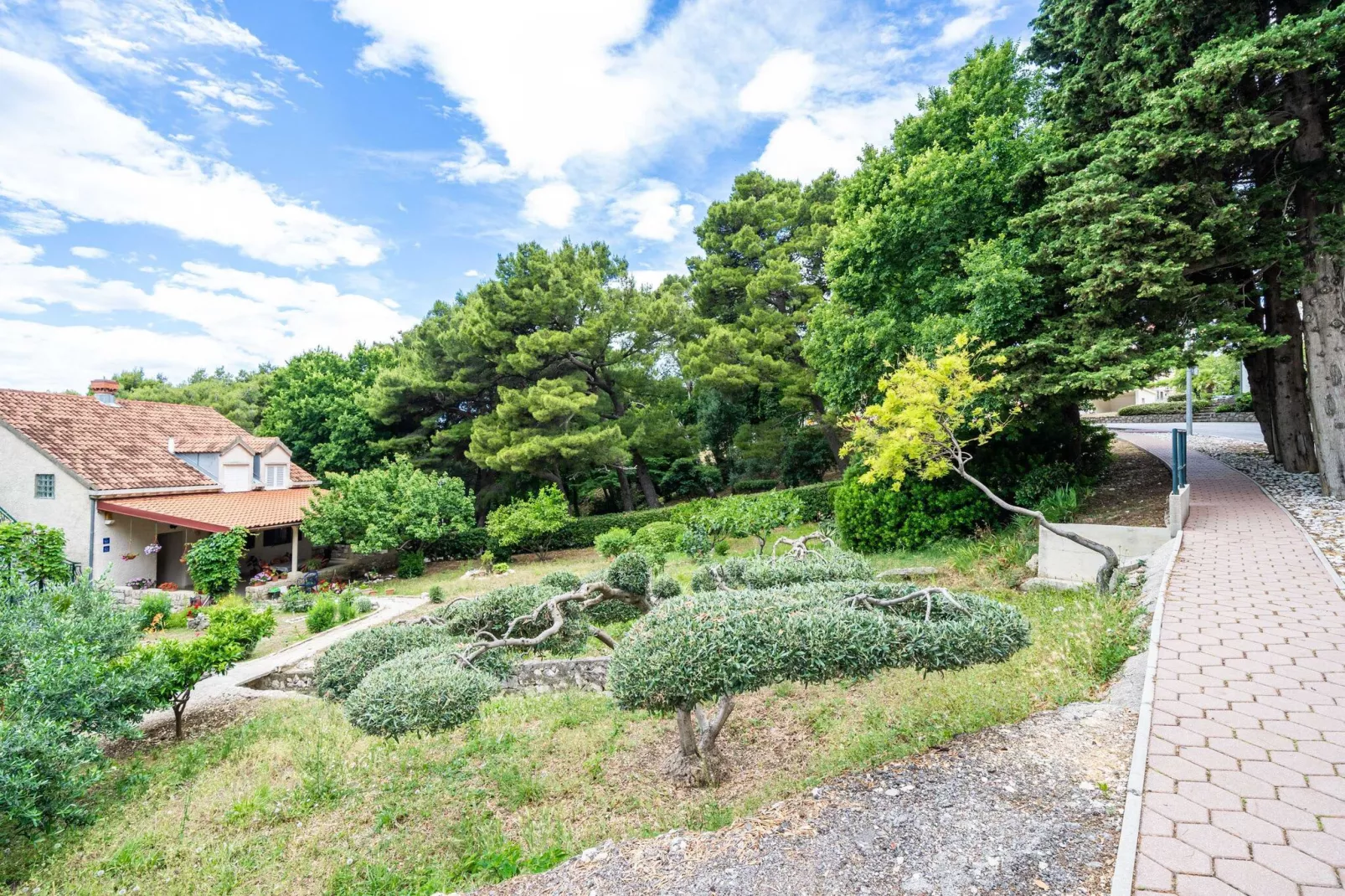 Apartment & Rooms Papa - Premium Double or Twin Room with Balcony and Partial Sea View (Soba 2)