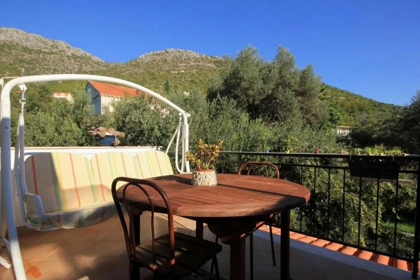 Villa Ro - Ela - Double or Twin Room with Balcony and Sea View - S4-Terrasbalkon