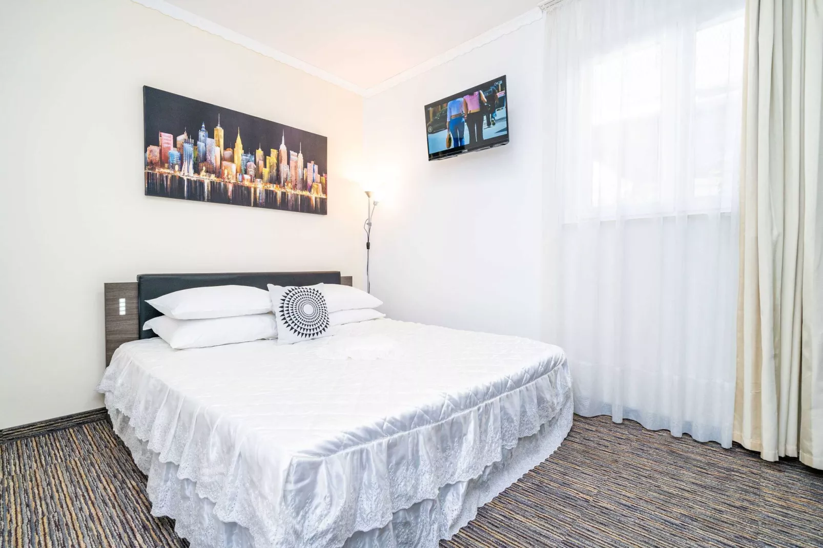 Apartments Blažević - Comfort Two Bedroom Apt with Hot Tub and Sea View-Slaapkamer