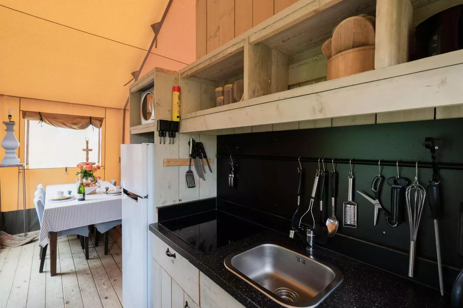 Lodge in de natuur-Keuken