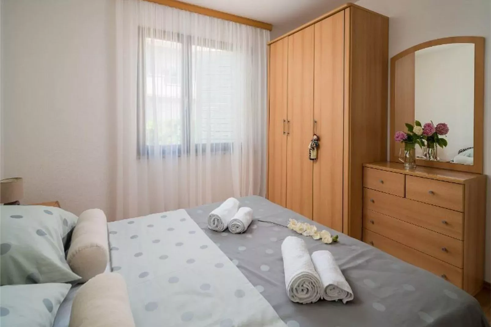 Apartments Tomas - Four Bedroom Apartment with Balcony(A4)-Slaapkamer