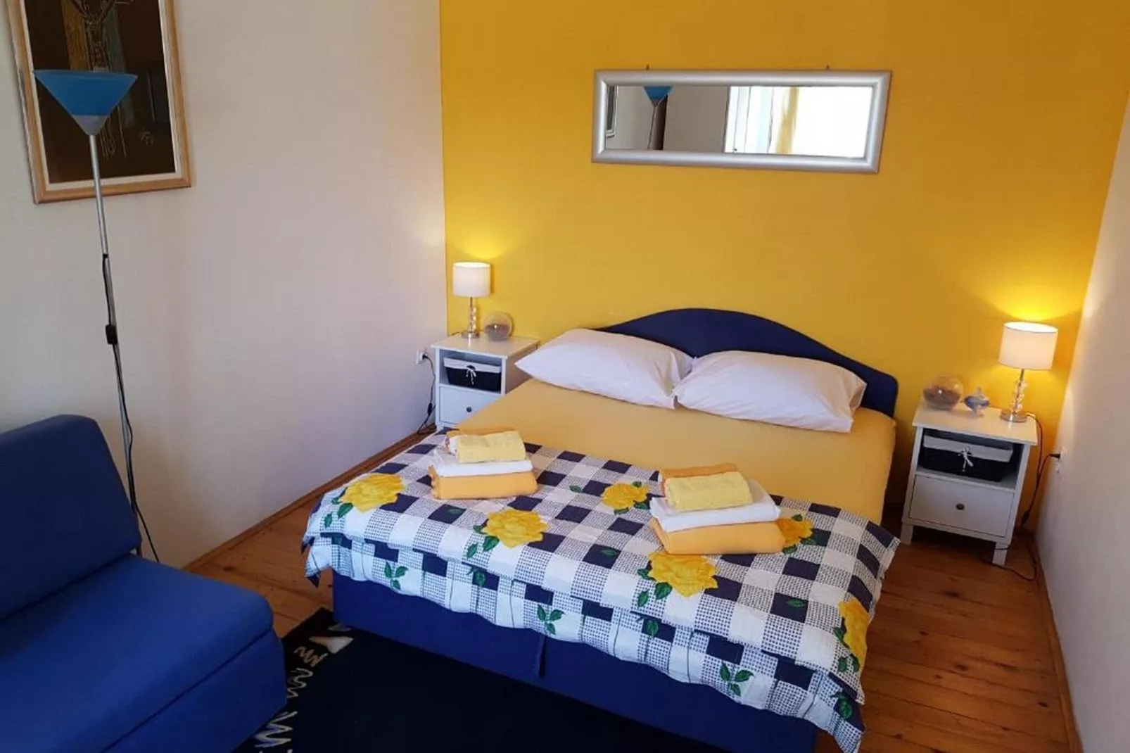 Apartment Luca - Two Bedroom Apartment with Terrace-Slaapkamer
