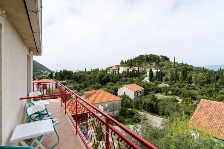 Apartments Villa Nikol - Comfort Two Bedroom Apartment with Sea View (APT 3)-Terrasbalkon