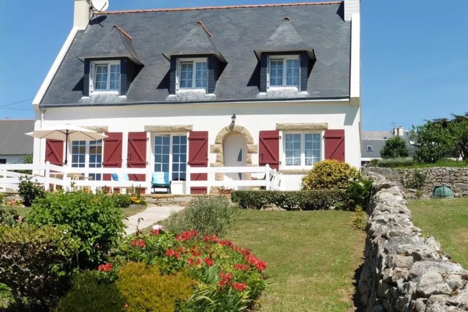 Holiday home Plouhinec-Buitenkant zomer