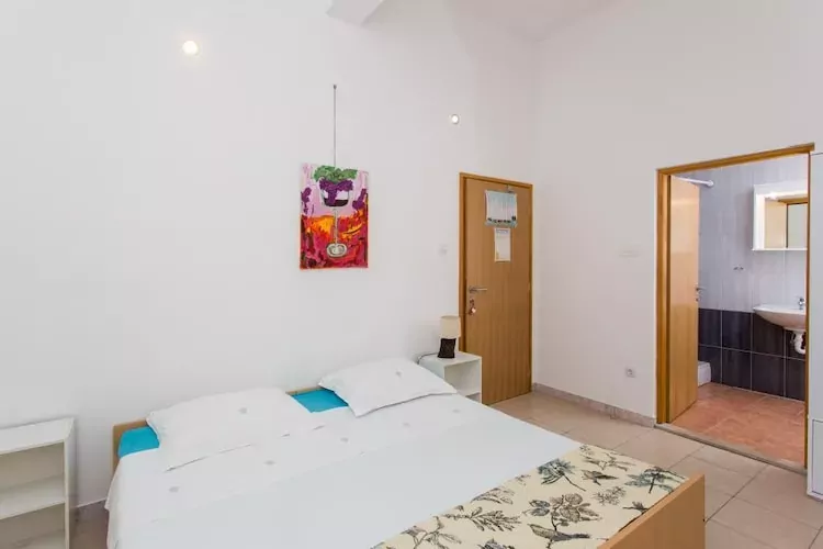 Apartments Bezek - Two bedroom Apartment with Sea View-Slaapkamer