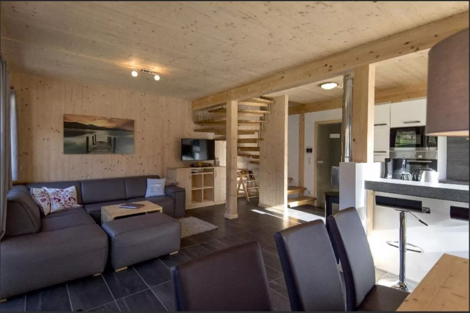 Kreischberg Chalets 14a-Woonkamer