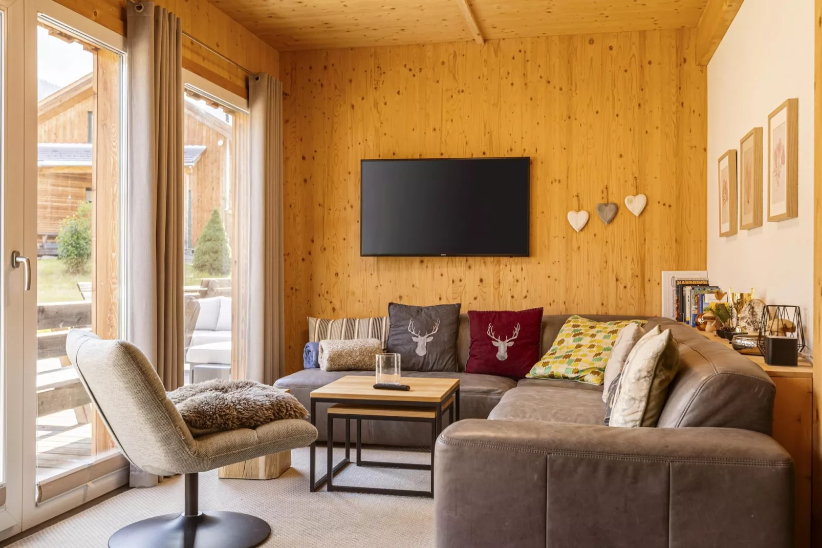 Kreischberg Chalets 62a-Woonkamer