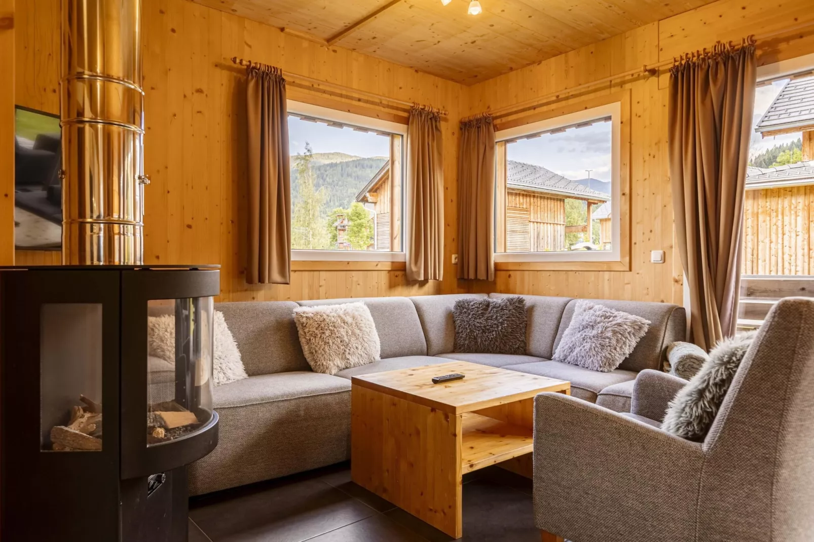 Kreischberg Chalet 65B-Woonkamer