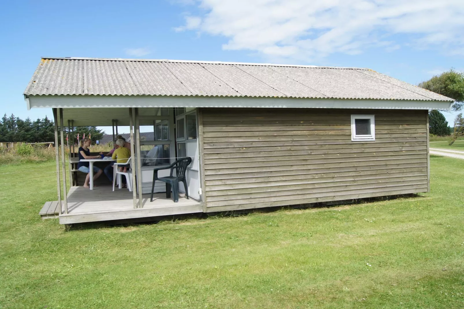 Geweldige hut in campingresort-Buitenlucht
