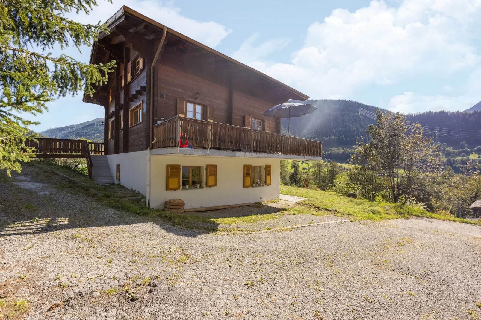 Chalet Verrel-Buitenkant zomer