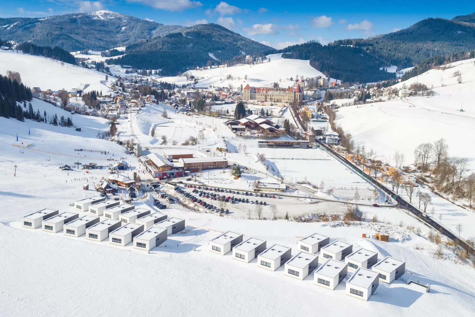 Naturpark Chalets 25-Gebied winter 1km