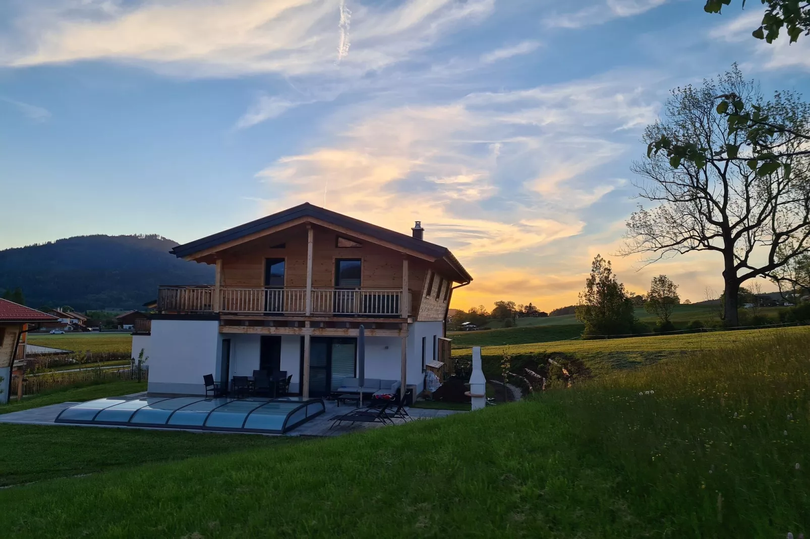 Chalet Gamsknogel Inzell-Buitenkant zomer
