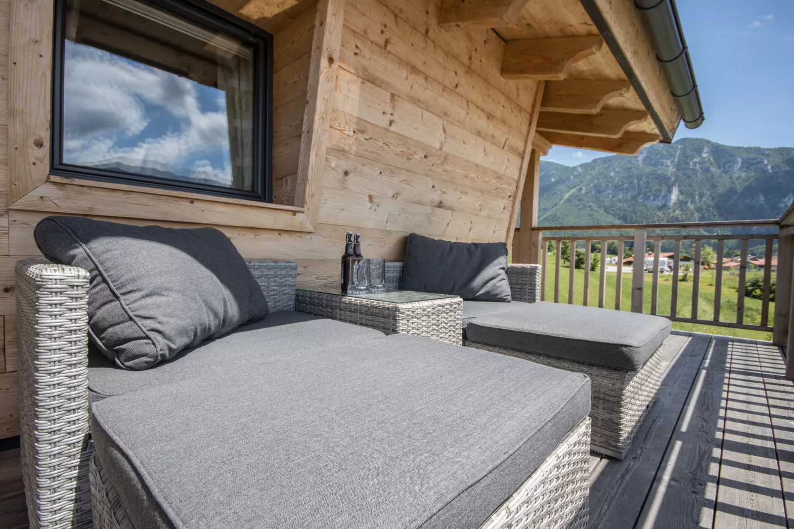 Chalet Gamsknogel Inzell-Terrasbalkon