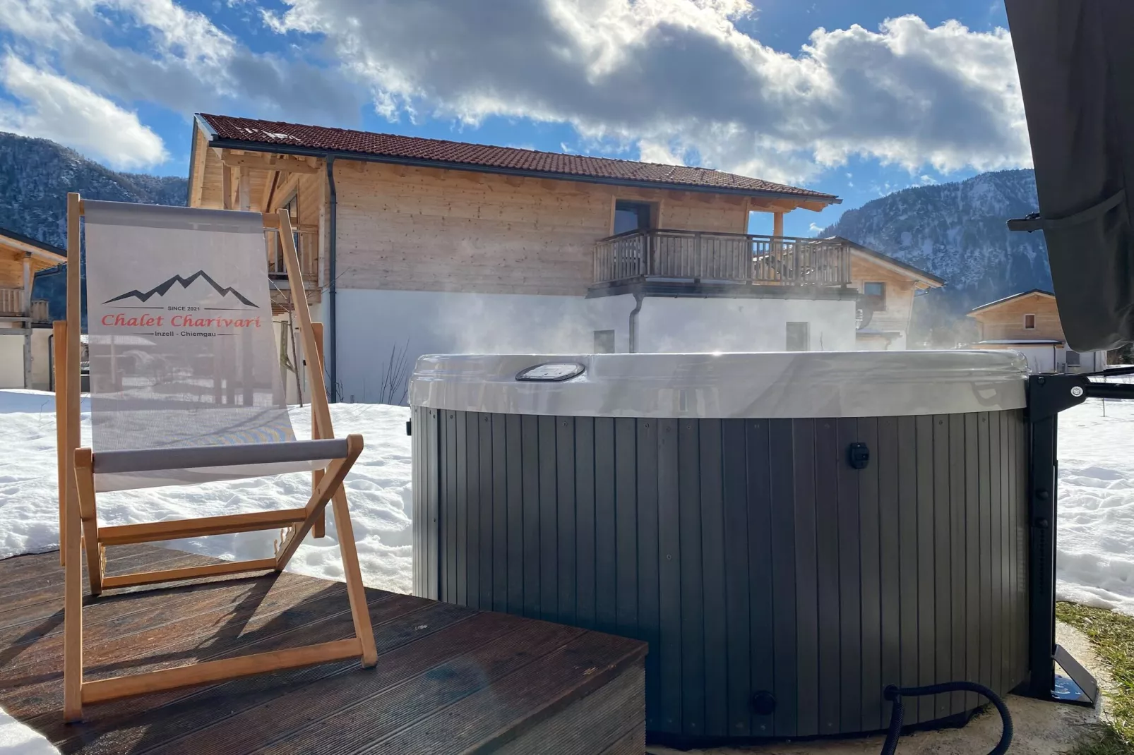 Chalet Charivari Inzell-Terrasbalkon
