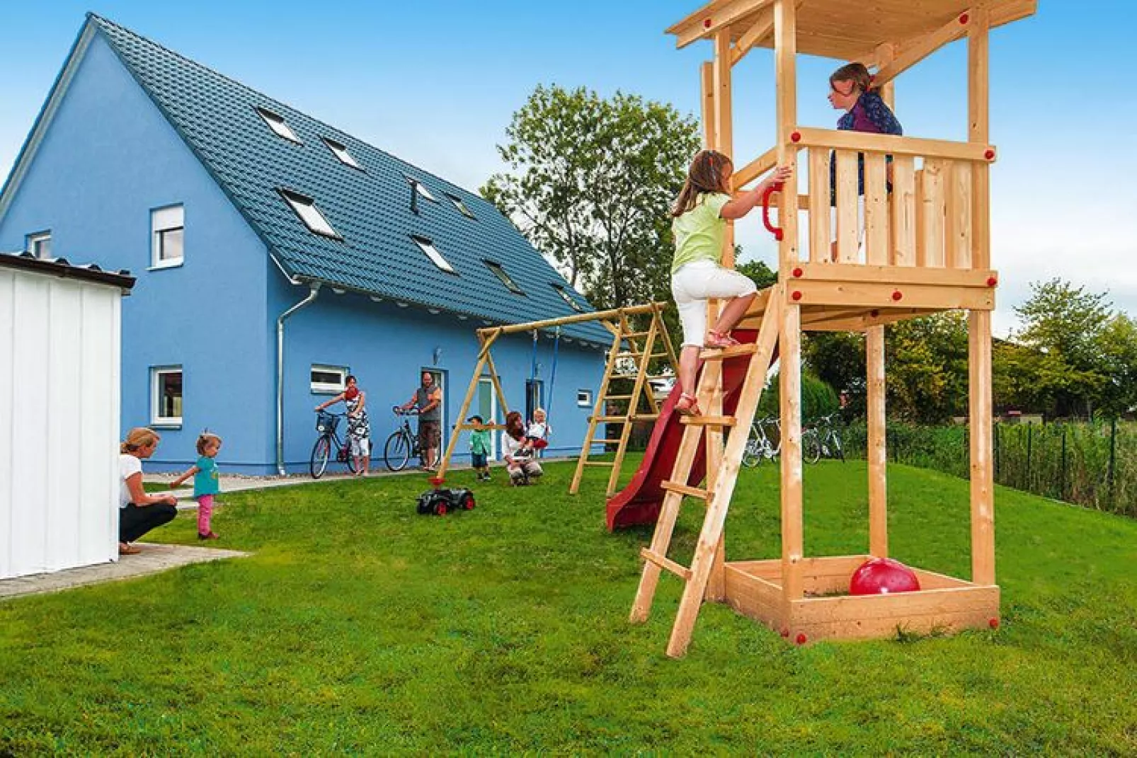Haus Hyggelig Haus 1 120 qm-Buitenkant zomer