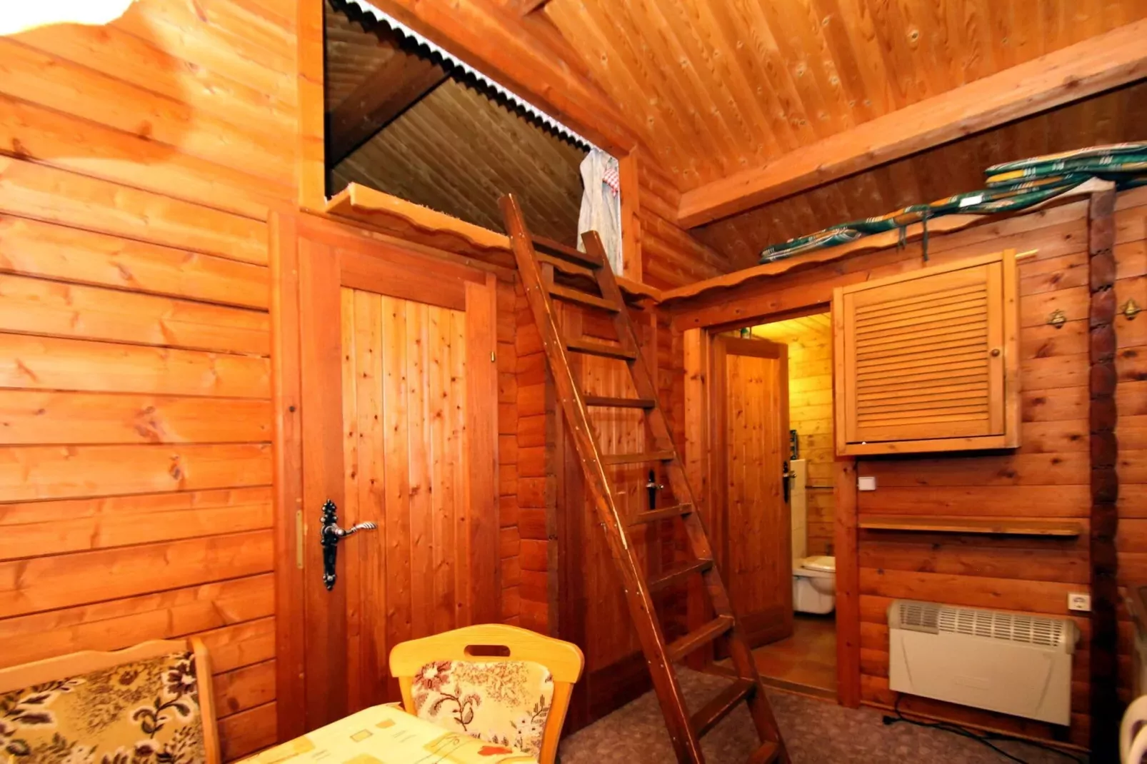 Blockhaus 30 qm-Slaapkamer