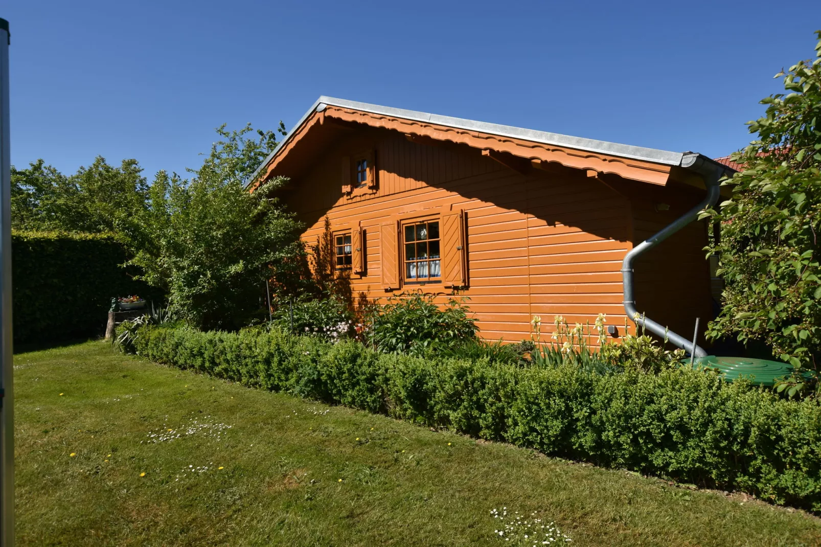 Blockhaus Zum Strande-Buitenkant zomer