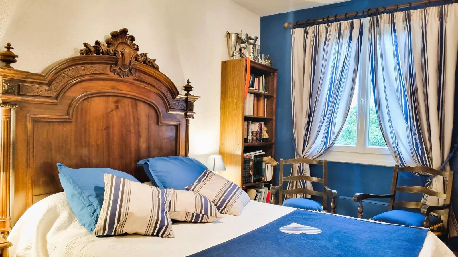Les Volets Bleus-Slaapkamer