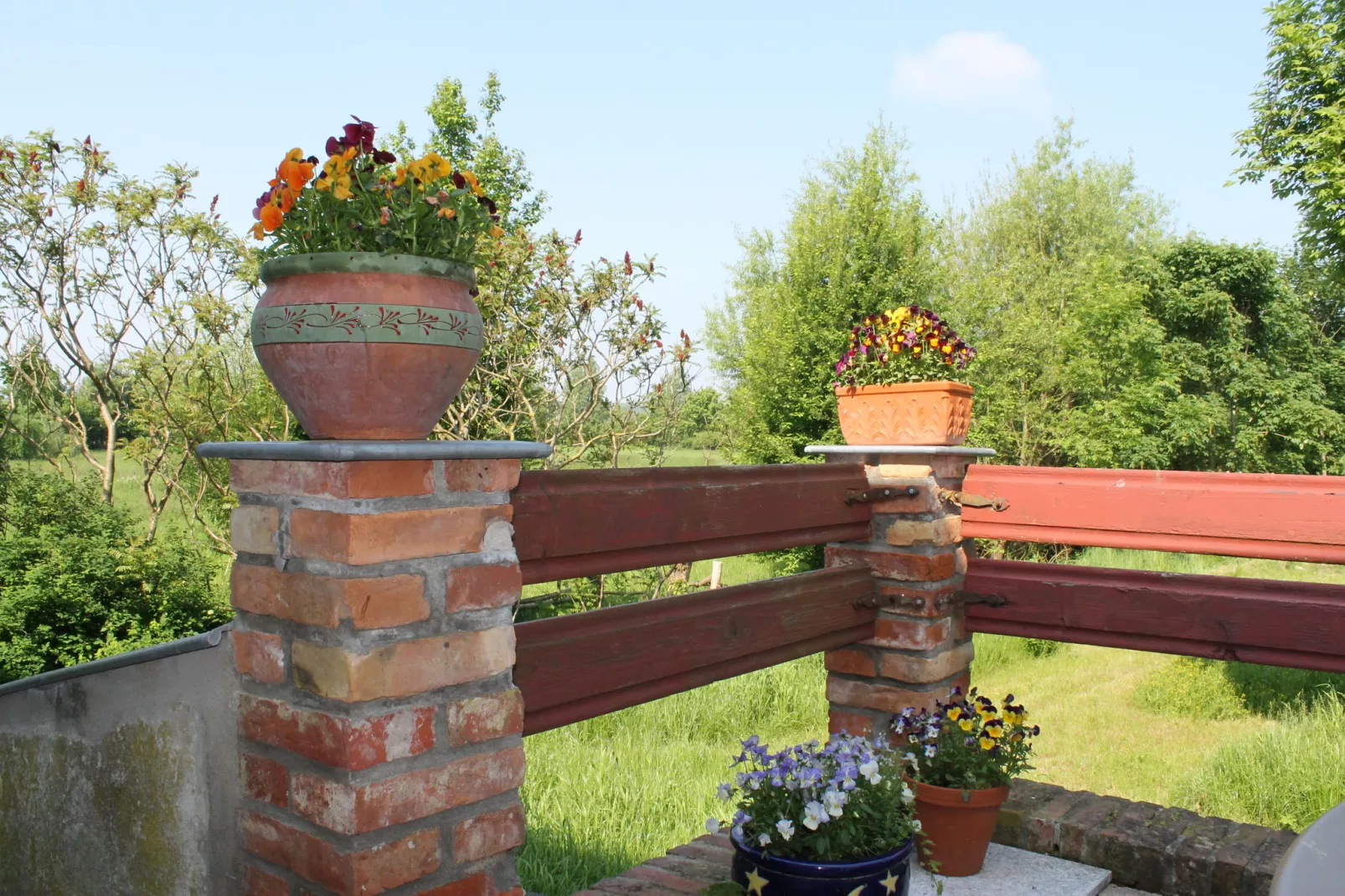 Sommerhaus Steffenshagen-Terrasbalkon