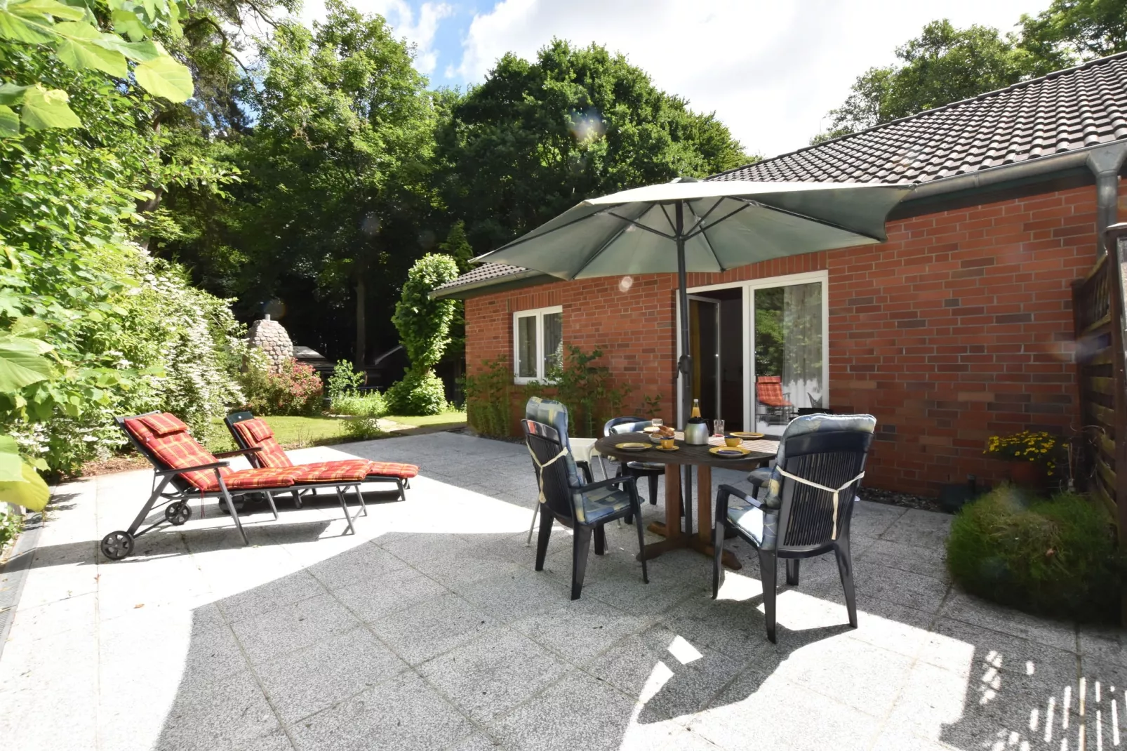 Ferienhaus Thomas im Grünen II-Terrasbalkon
