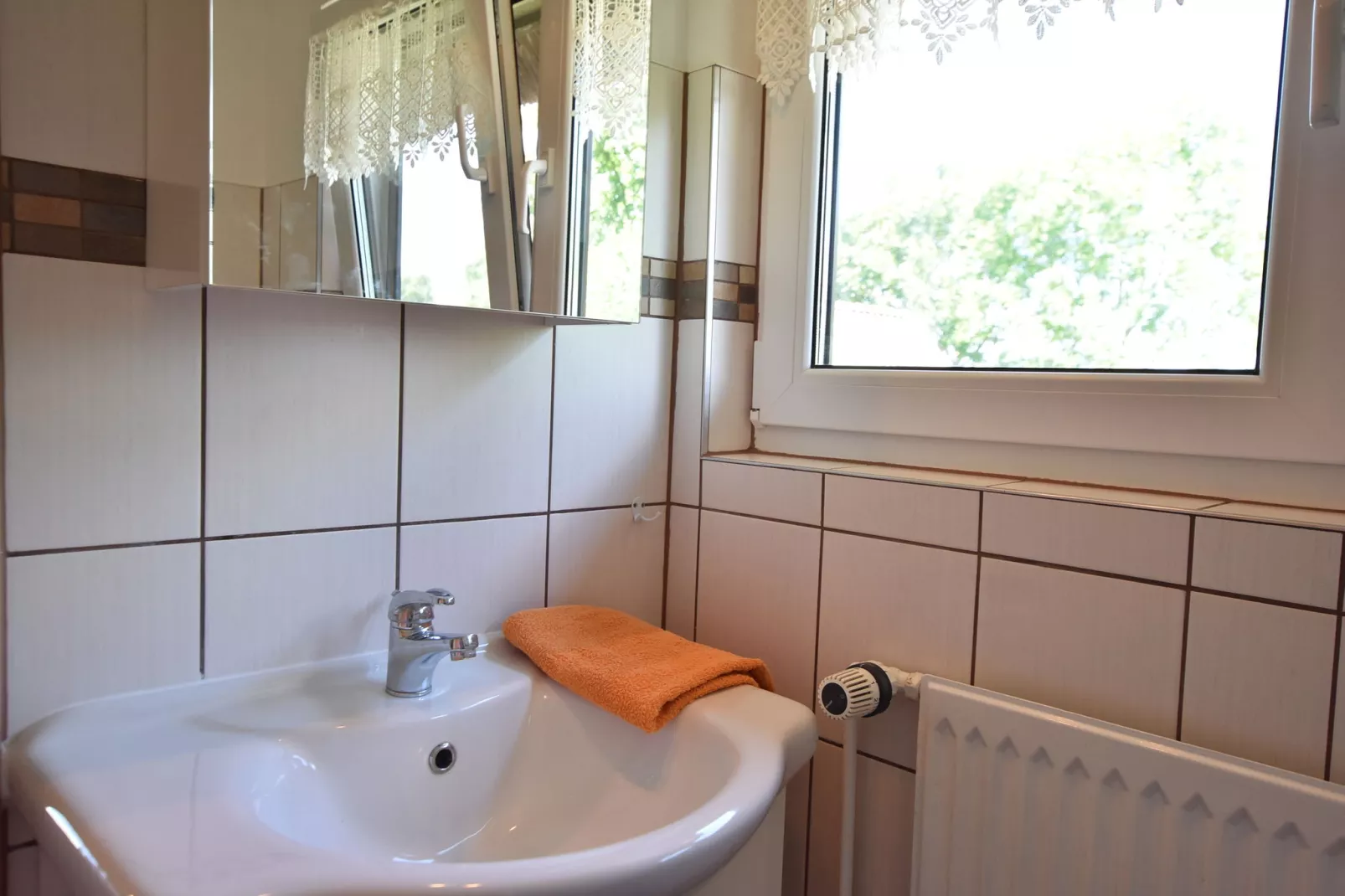 Eulenzimmer im Reetdachhaus-Badkamer