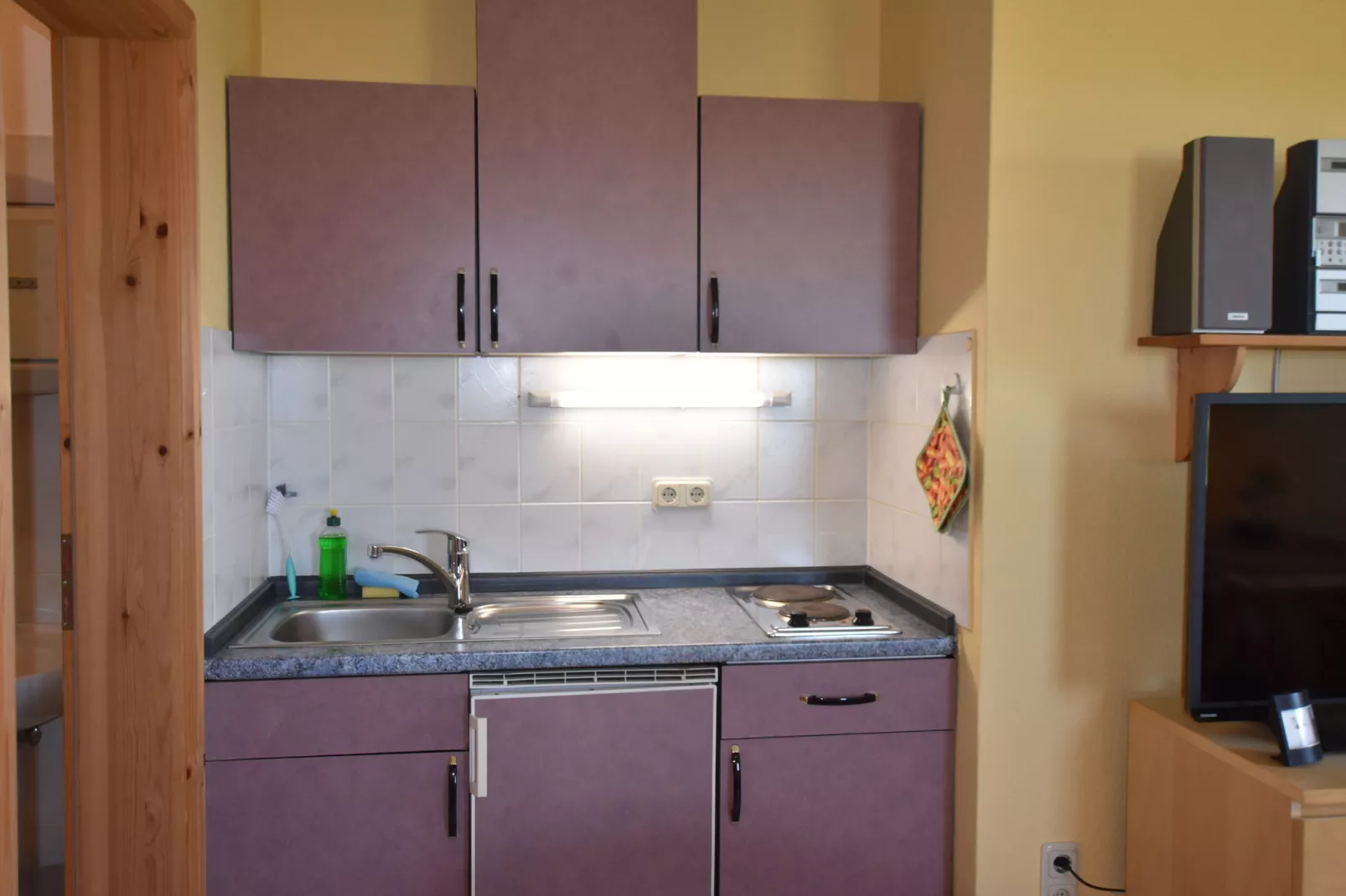 Ferienwohnung mit Meerblick-Keuken