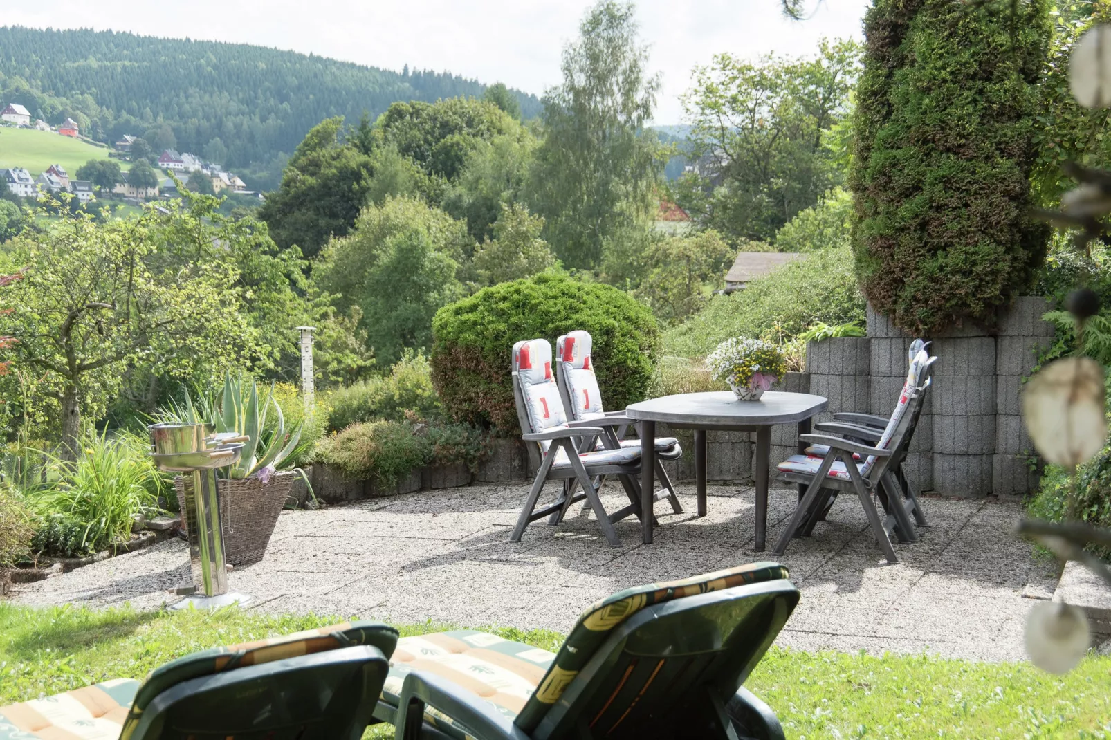 Im Erzgebirge-Tuinen zomer