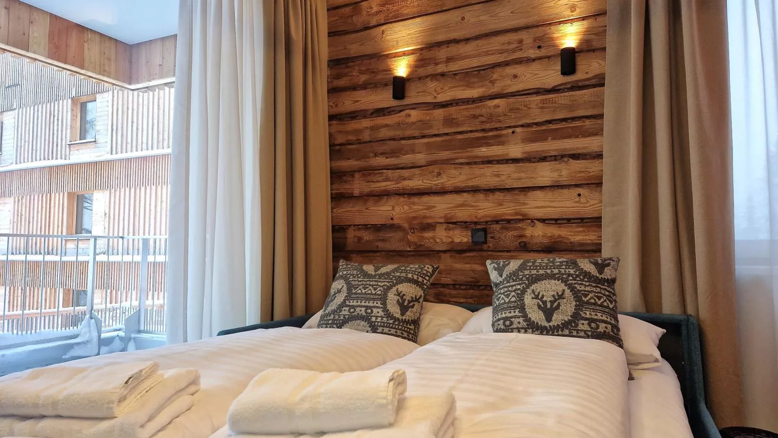 Zirbennest Sonnenalpe Nassfeld-Woonkamer