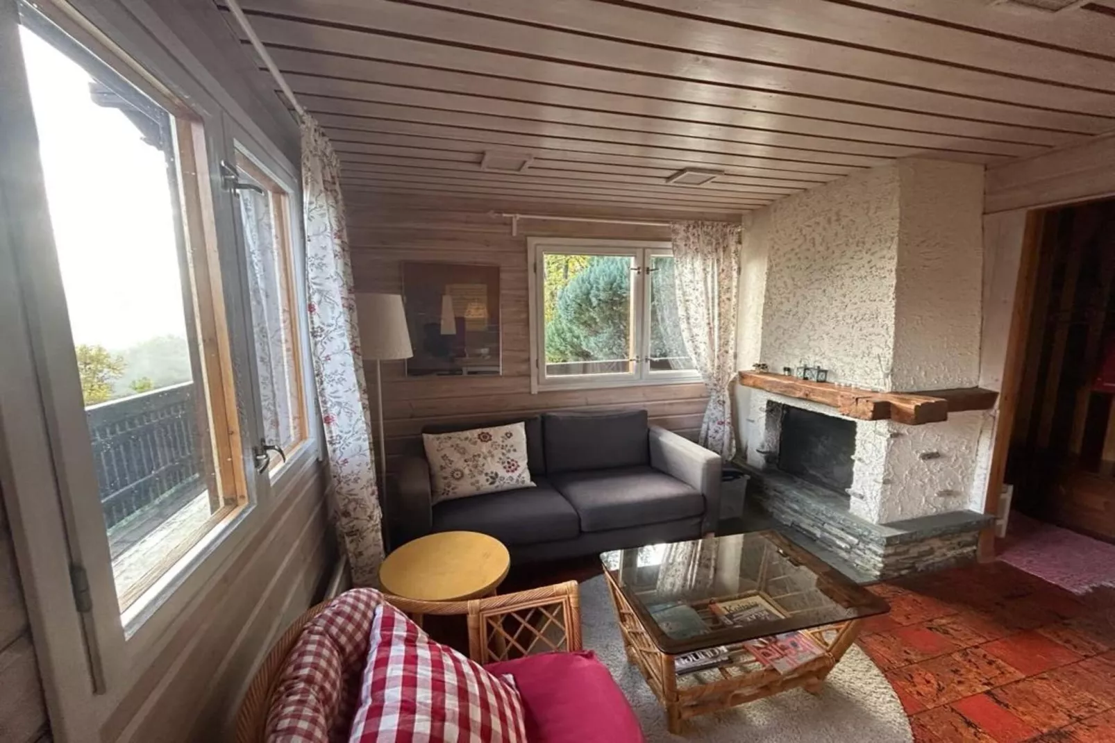 Porkka COSY & QUIET chalet 8 pers-Woonkamer