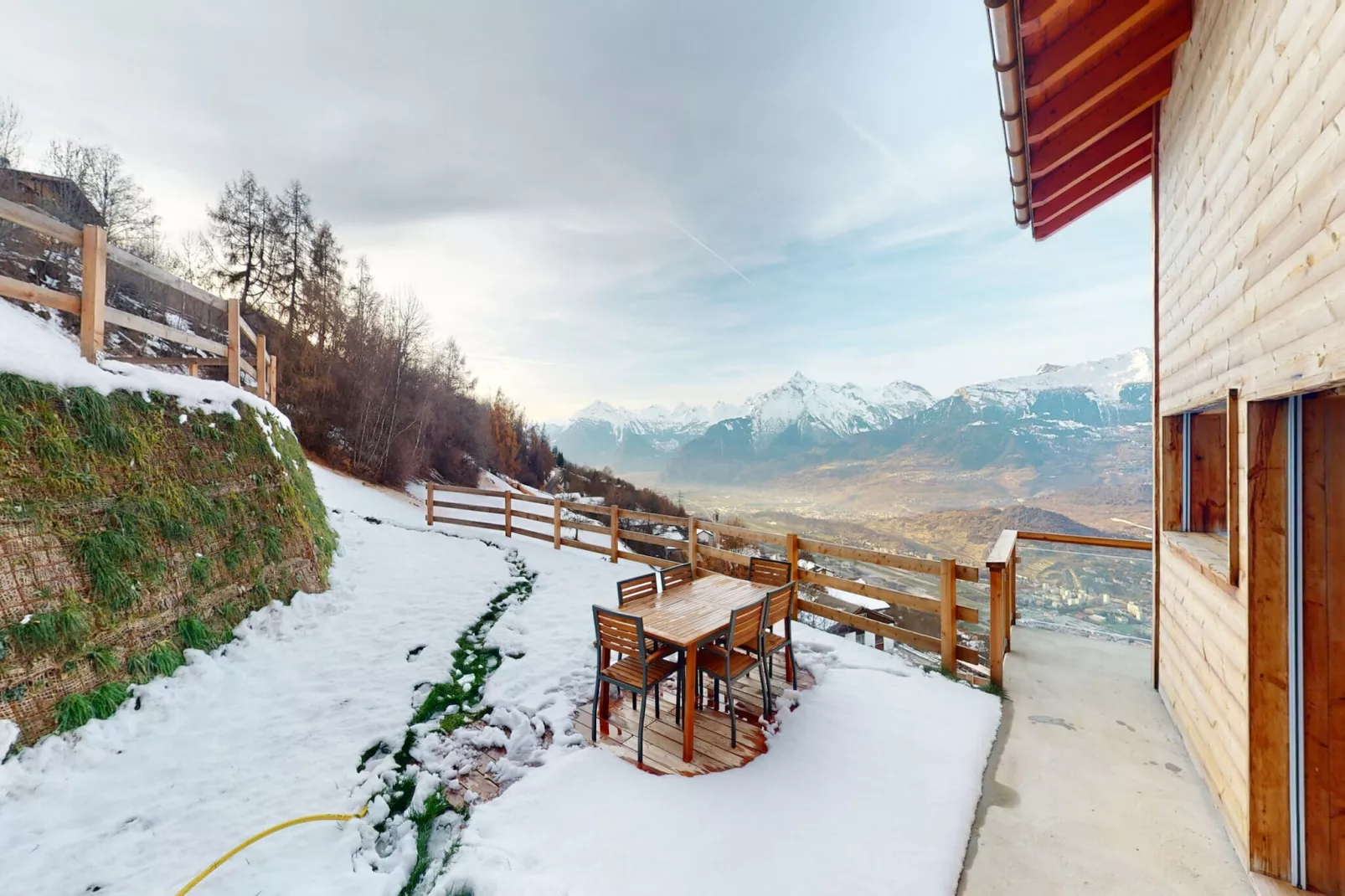Teddy's VIEW & QUIET chalet 6 pers-Exterieur winter