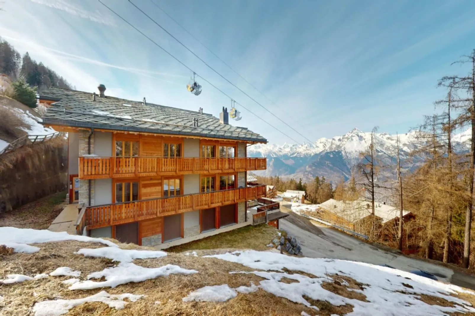 Hauts de Veysonnaz HV1 010 - SAUNA apartment 6 per-Buitenkant zomer