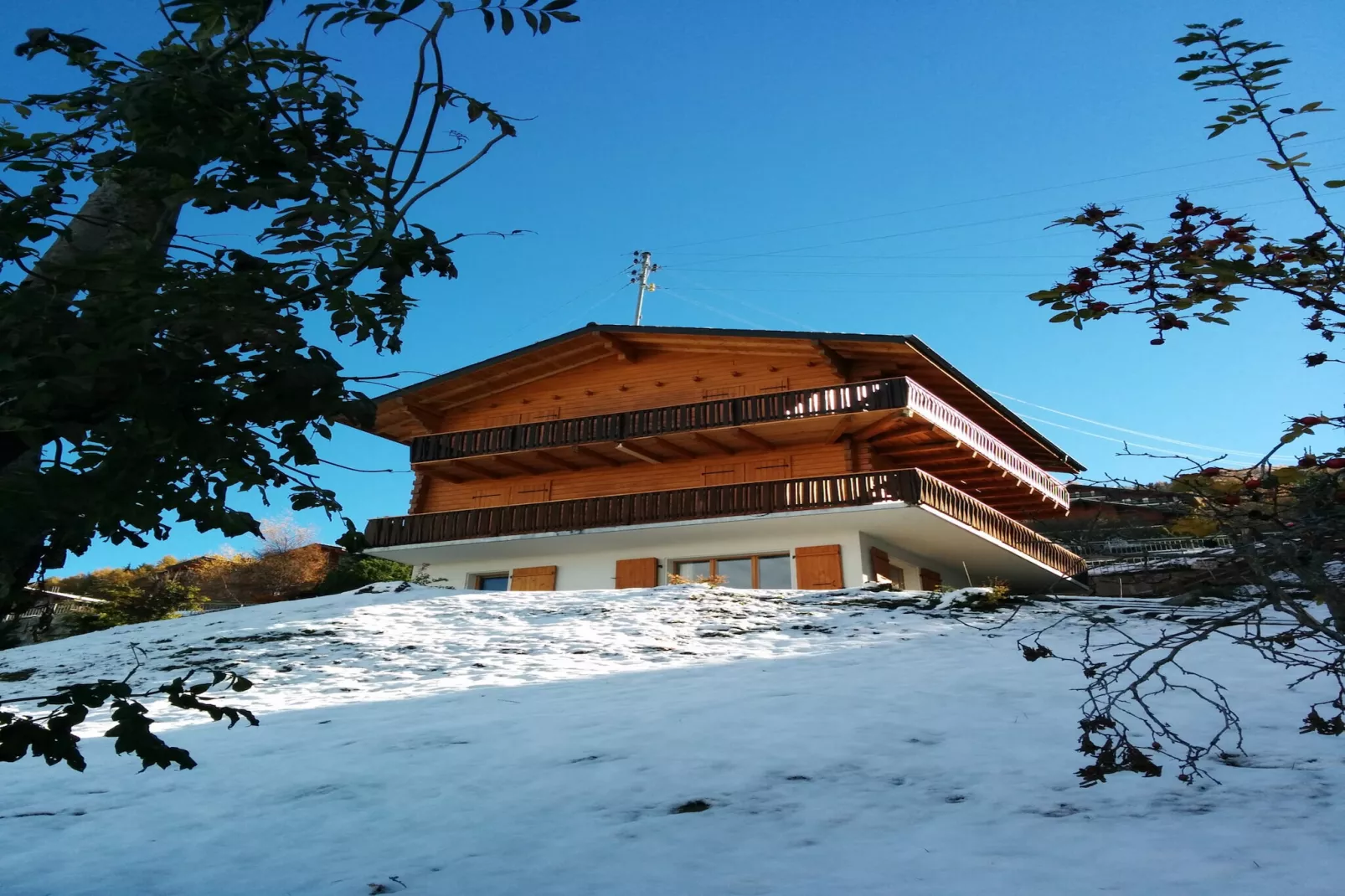 La Crettaz appdans chalet - SUNNY apartment 6 p-Exterieur winter
