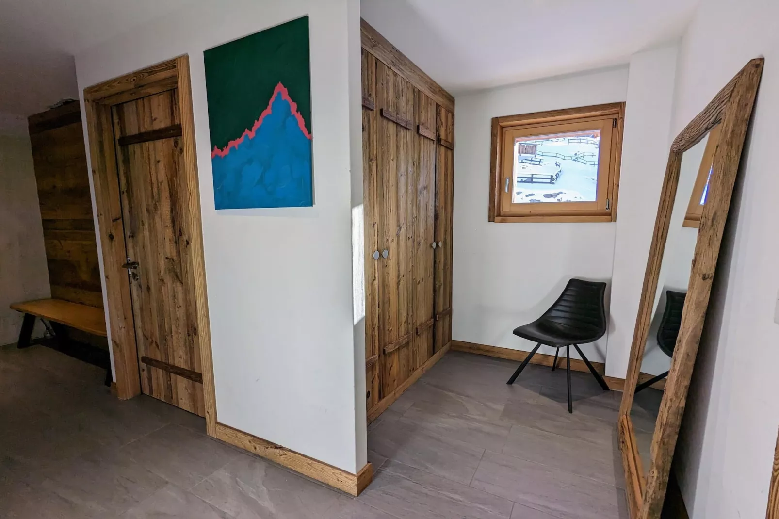 Ski-in Ski-out - Les Mayens MA 022 - LUXURY apart-Hal-ontvangst