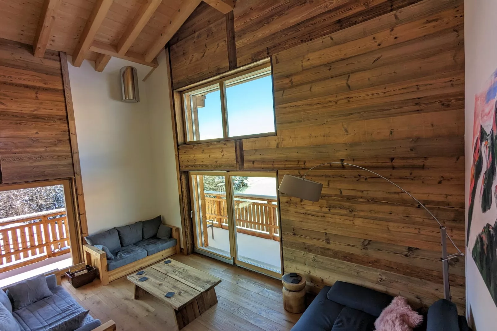 Ski-in Ski-out - Les Mayens MA 022 - LUXURY apart-Woonkamer