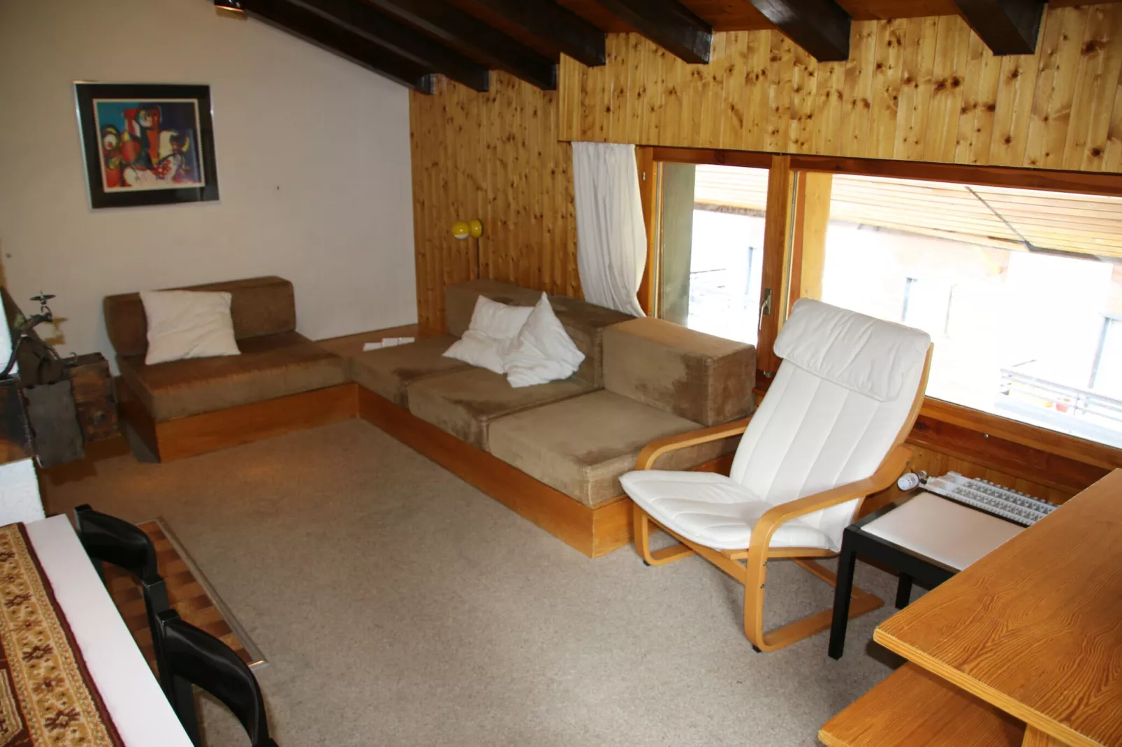 Diablerets D 048 - MOUNTAIN apartment 4 pers-Woonkamer