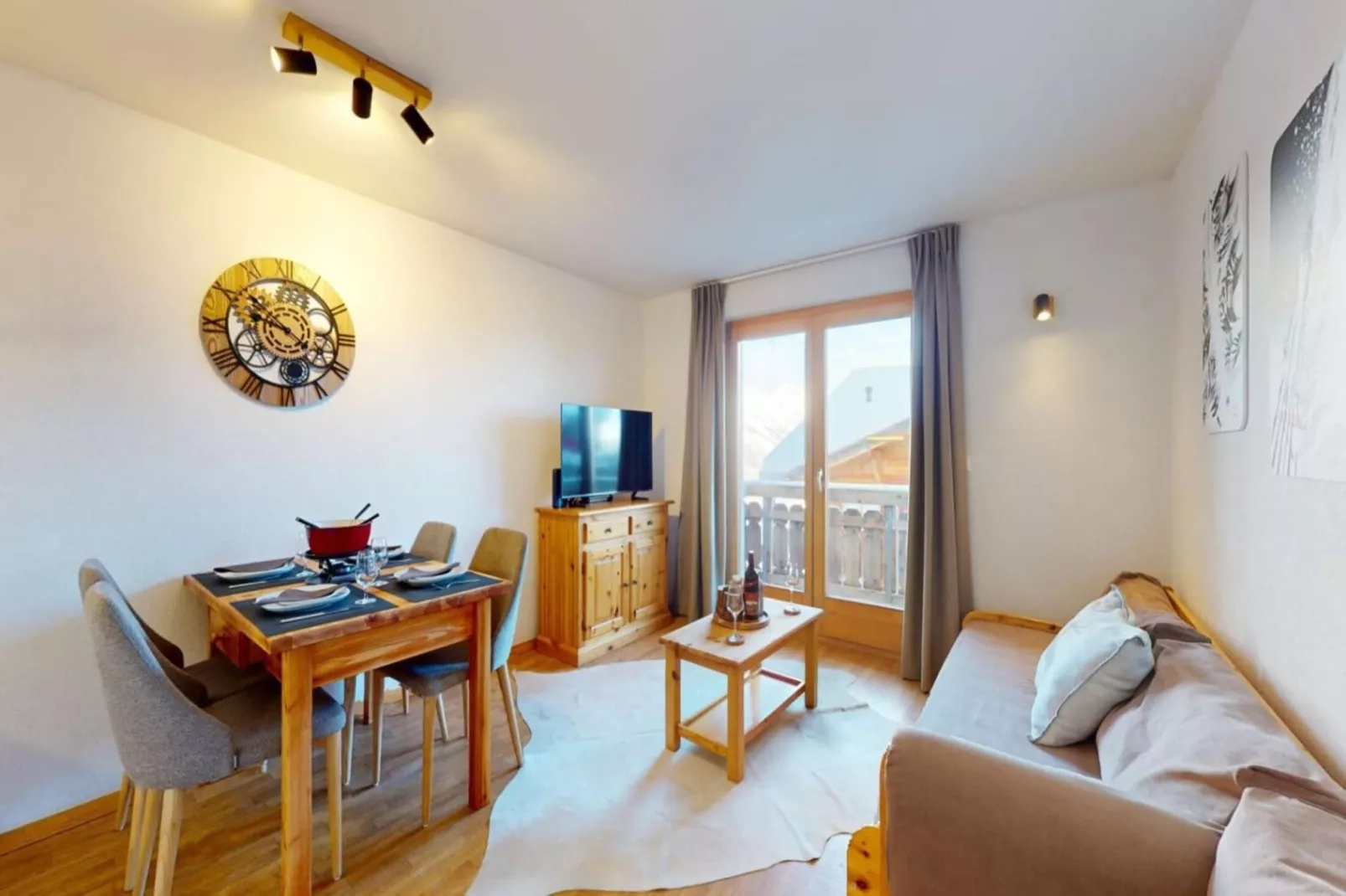 Pracondu 2 302 - OUTDOOR & FUN apartment 4 pers-Woonkamer