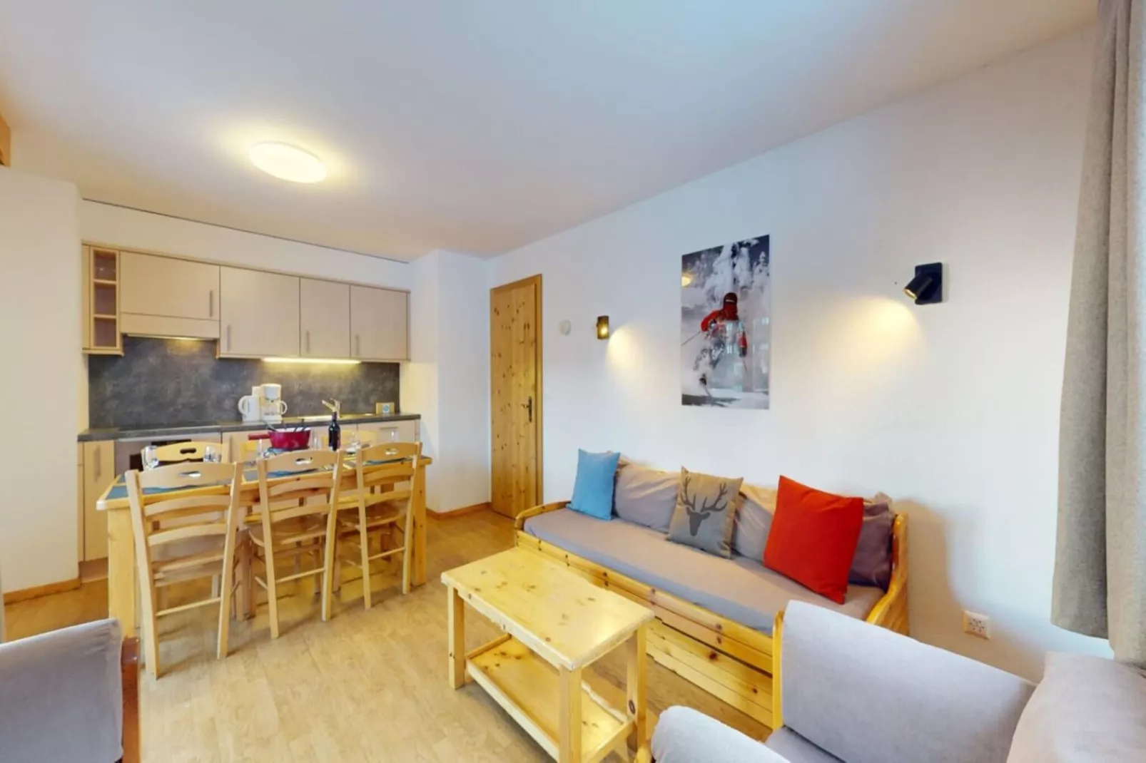 Pracondu 1 305 - OUTDOOR & FUN apartment 6 pers-Woonkamer