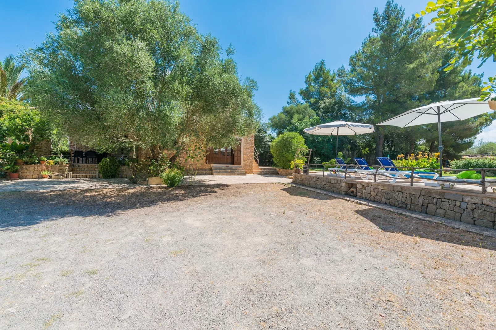 Casa Alba-Gebieden zomer 1km