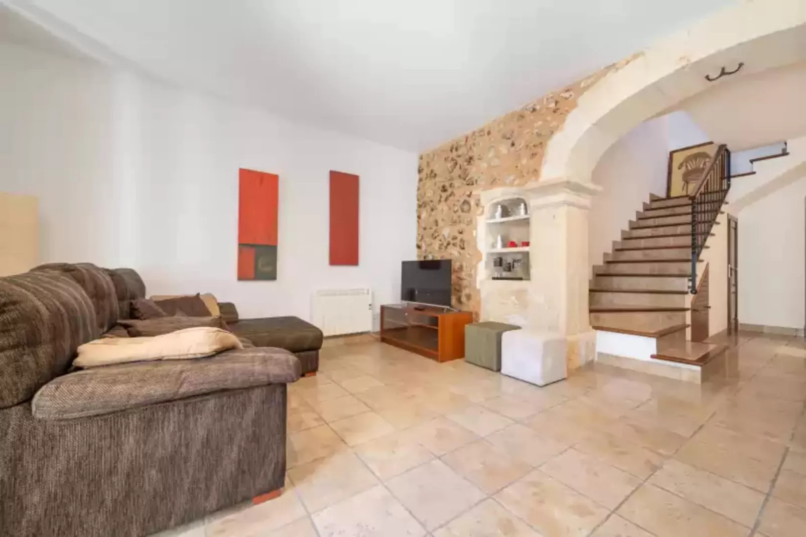 Can PuÇa (sa Pobla)-Woonkamer