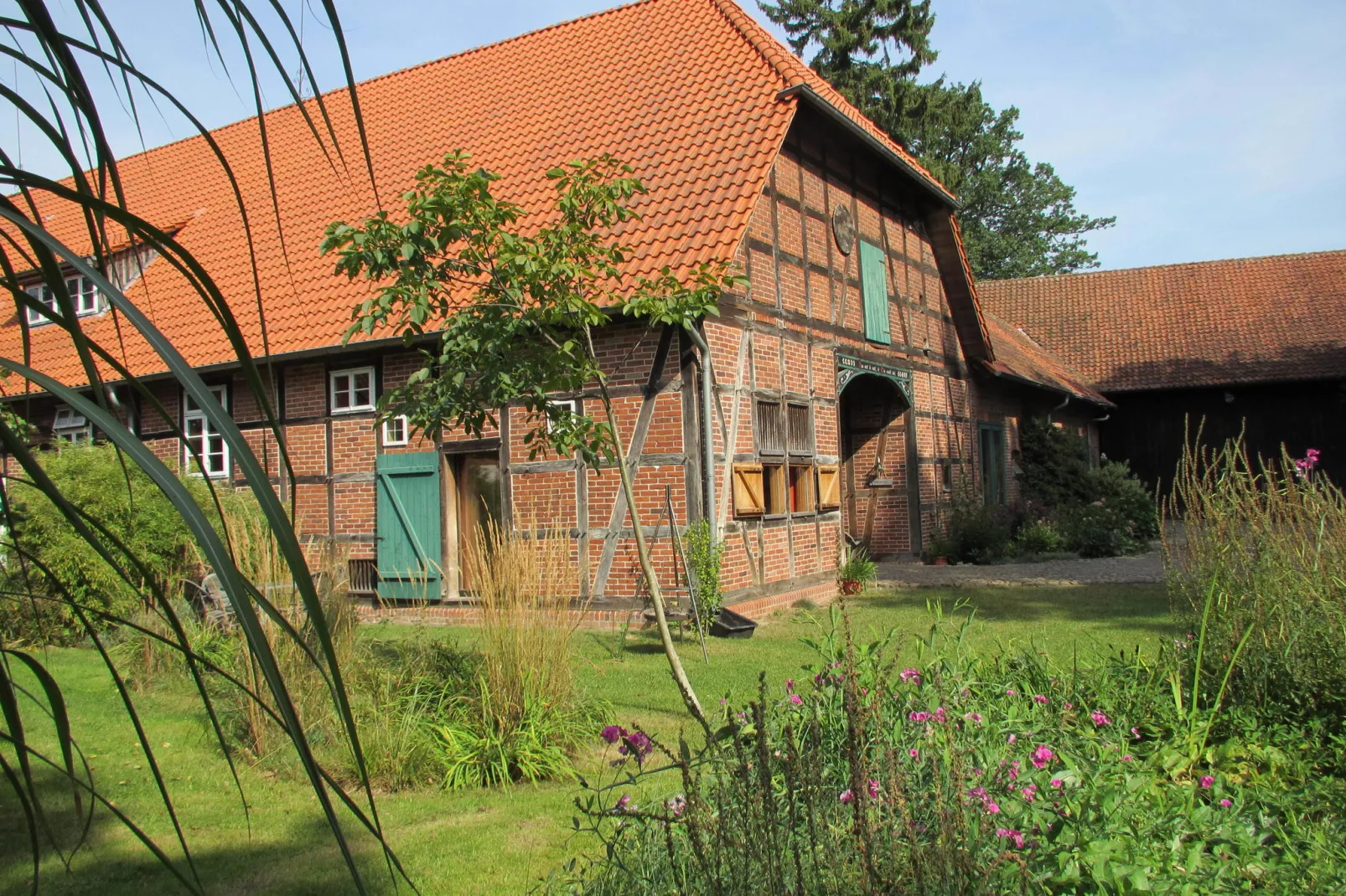 Ferienwohnung auf dem Biobauernhof-Buitenkant zomer
