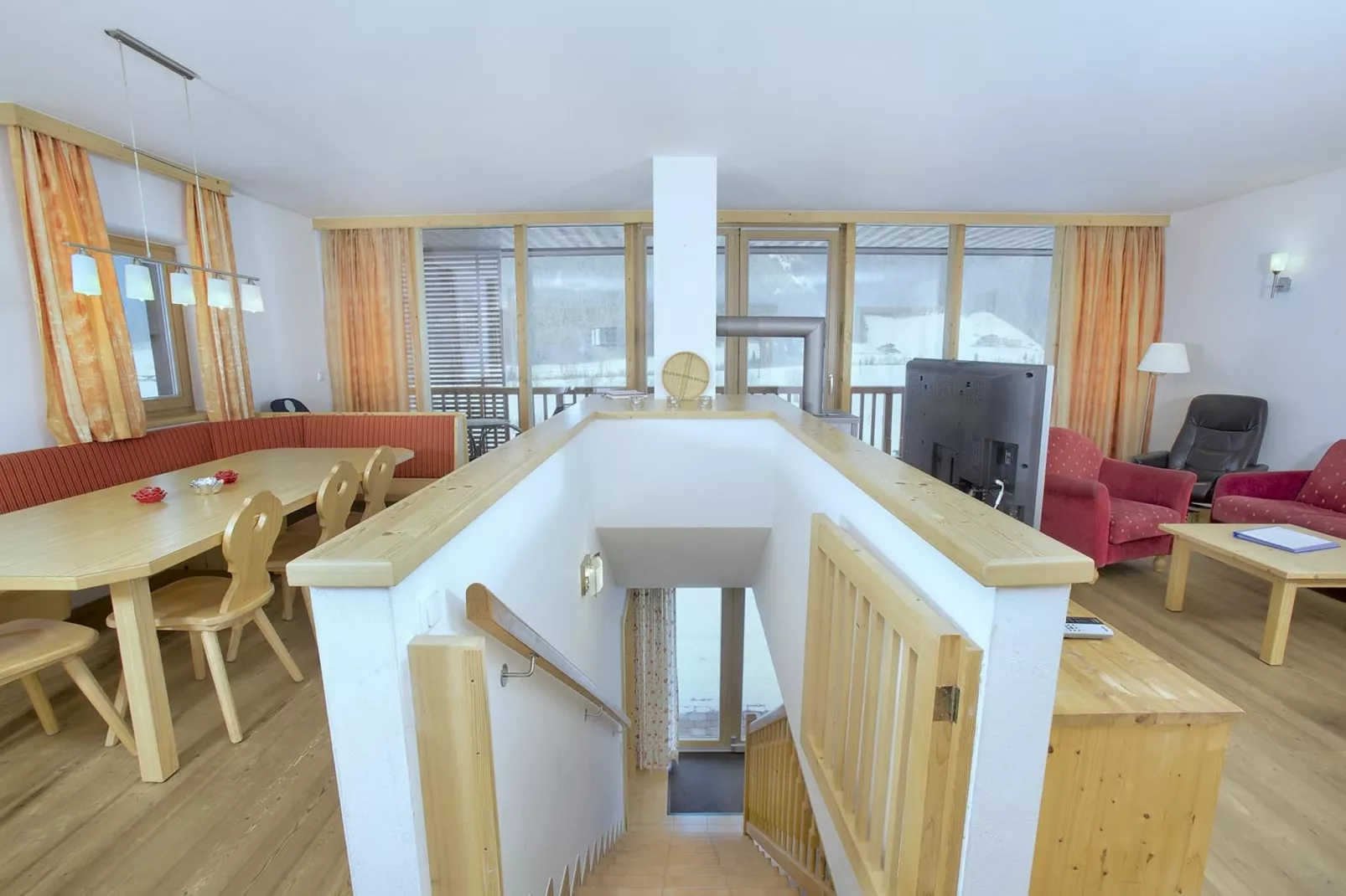 Schöneben Haus Sonneck-Woonkamer