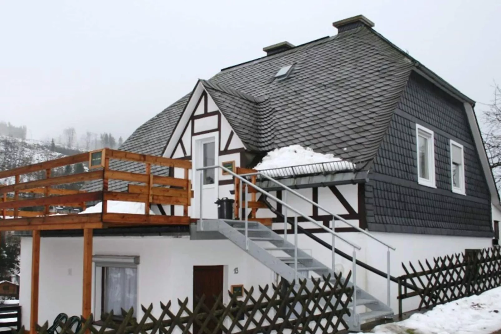 Am Iberg-Exterieur winter