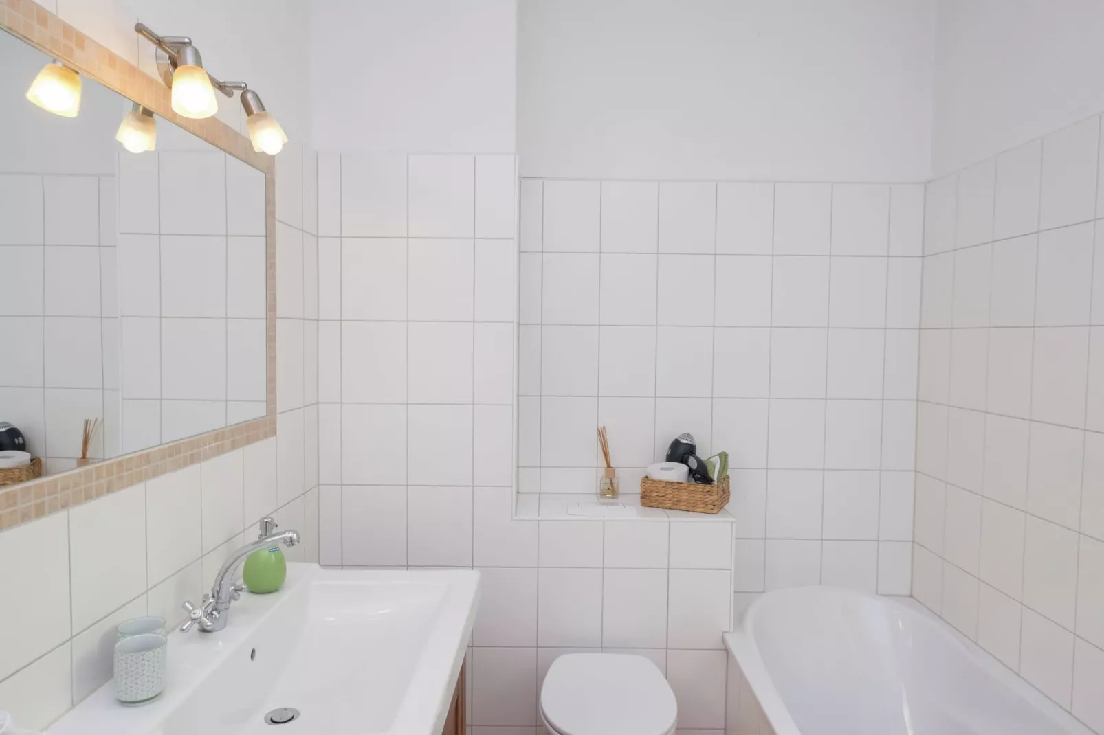 Historisches Waldhaus-Badkamer